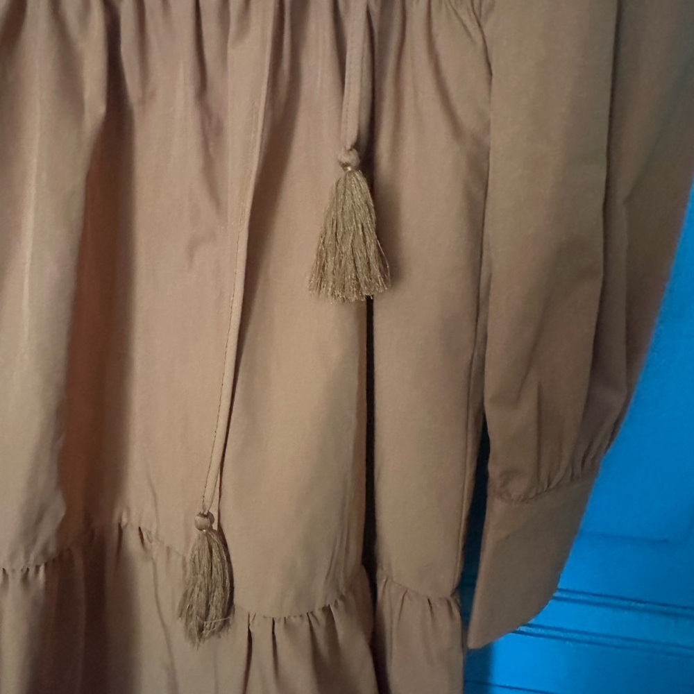Ces Femme Rust Long Sleeve Dress - Picture 3 of 8
